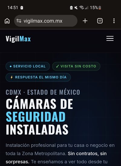 Captura de pantalla de VigilMax